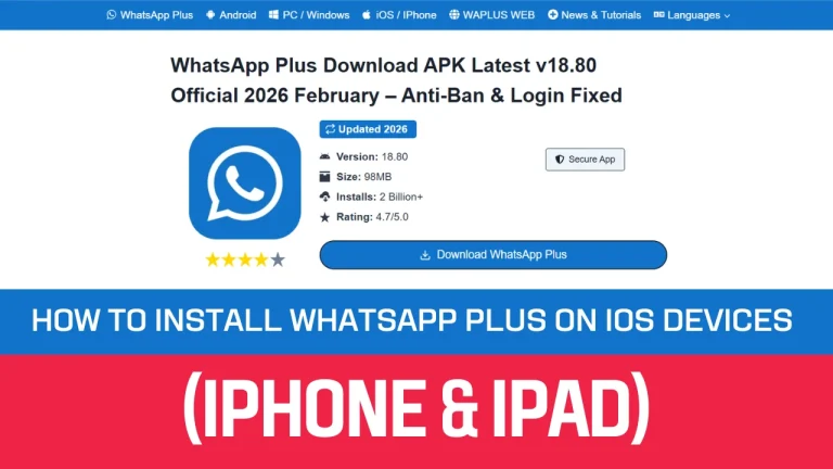 How to Install WhatsApp Plus on iOS Devices
