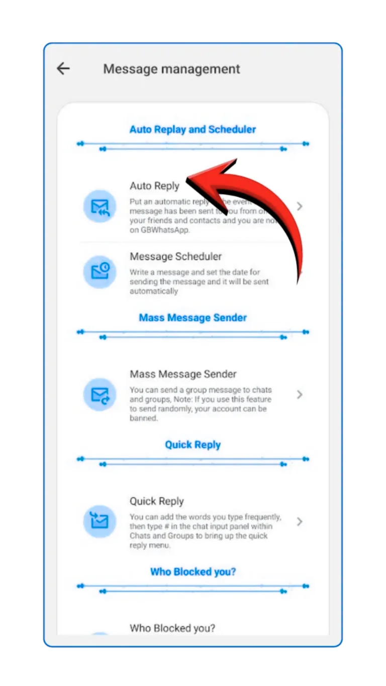 WhatsApp Plus - automatically respond